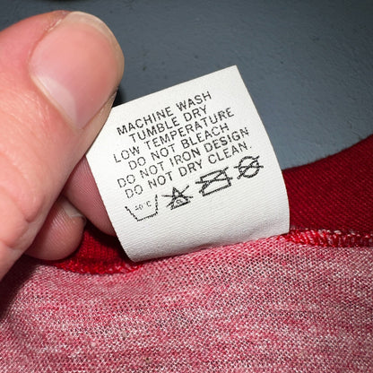 Oregon Champion Wrestling Red VTG T Shirt Raglan Single Stitch High School 80s