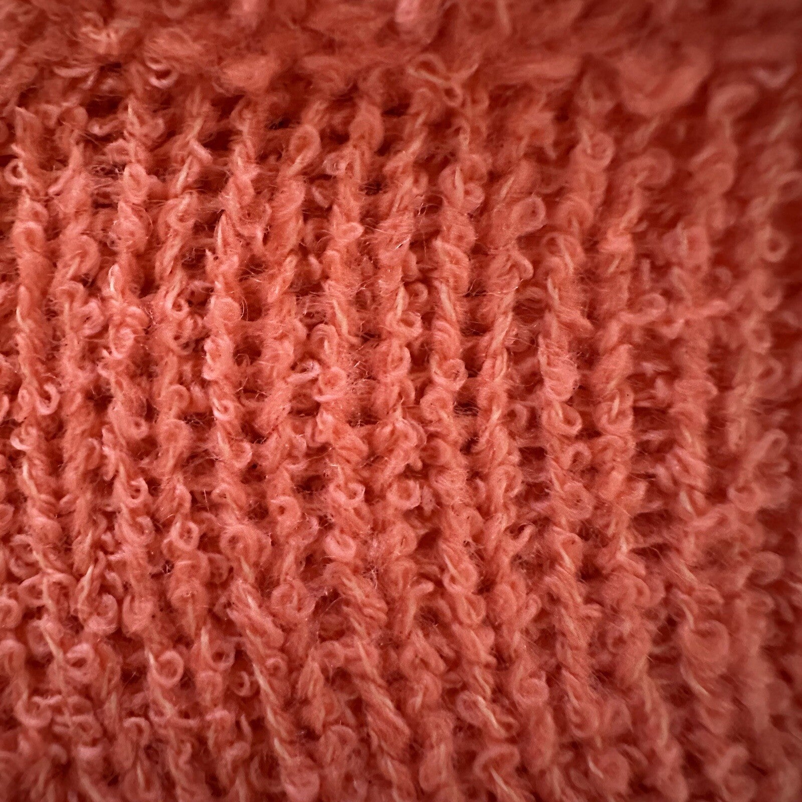 Vintage USA Rockabilly Womens Shirt Terry Cloth Orange Tank Shirt 70s 80s Cut