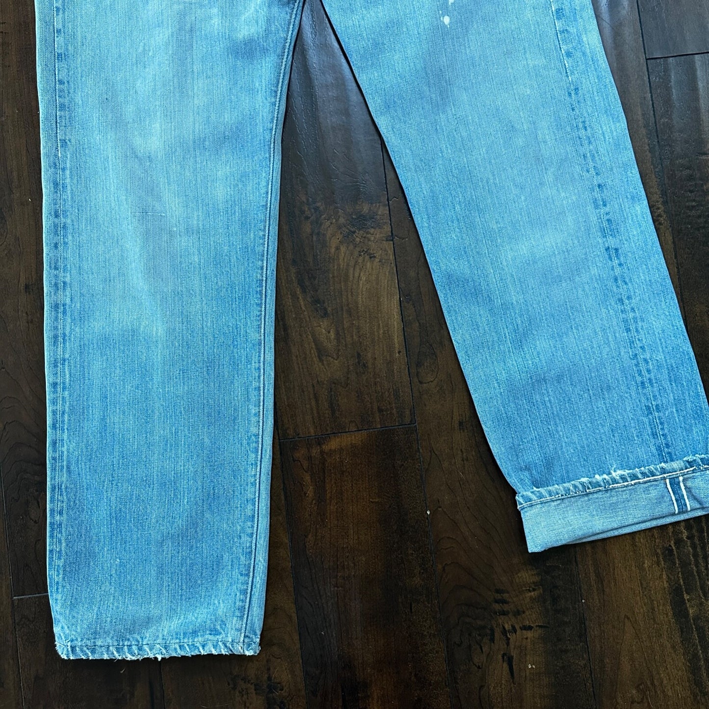 Vintage LEVIS 501XX Jeans Big E 1960s Denim Redline Selvedge 33x31 USA 60s 66