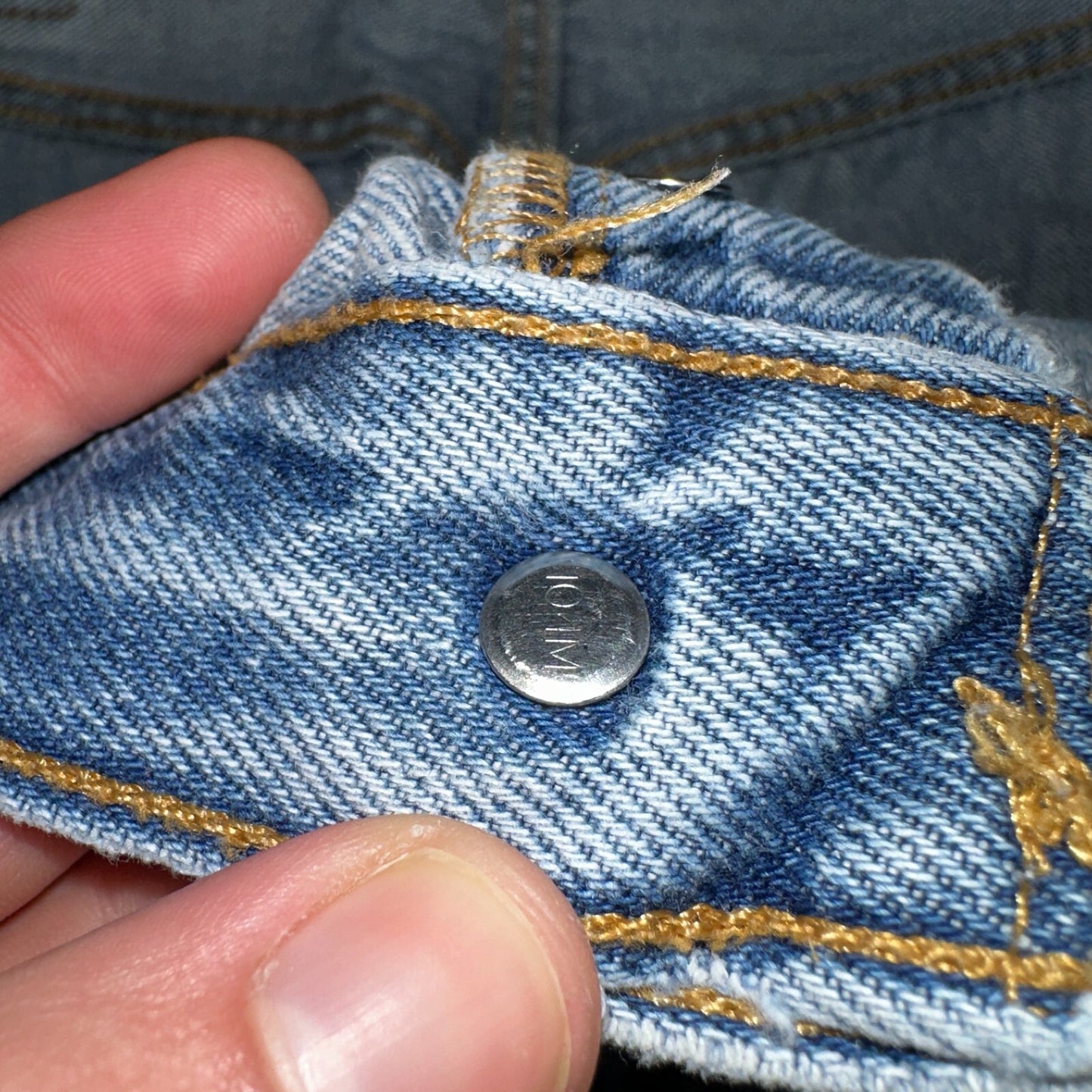 Levis 501 Vintage 90s XX Straight Leg Jeans Y2K Light Wash 36x34 Act 33x29