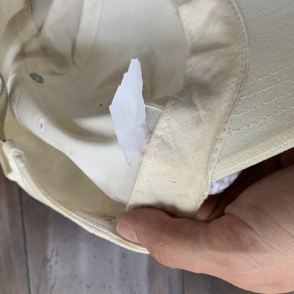 Basic 80s White Vintage Hat Cap Snapback Essential Clean Simple Cool Rap 90s