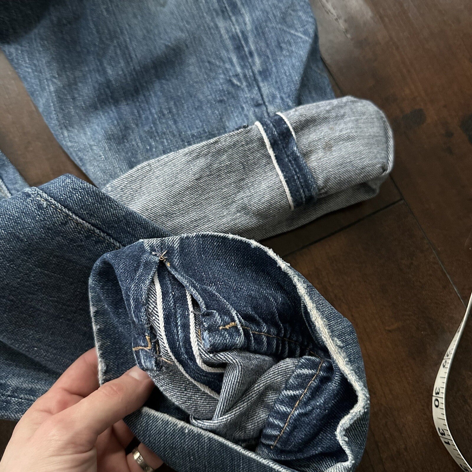 Levis 501 XX Big E True Vintage 60s Redline Selvedge Denim Jeans 1960s 32x28 31