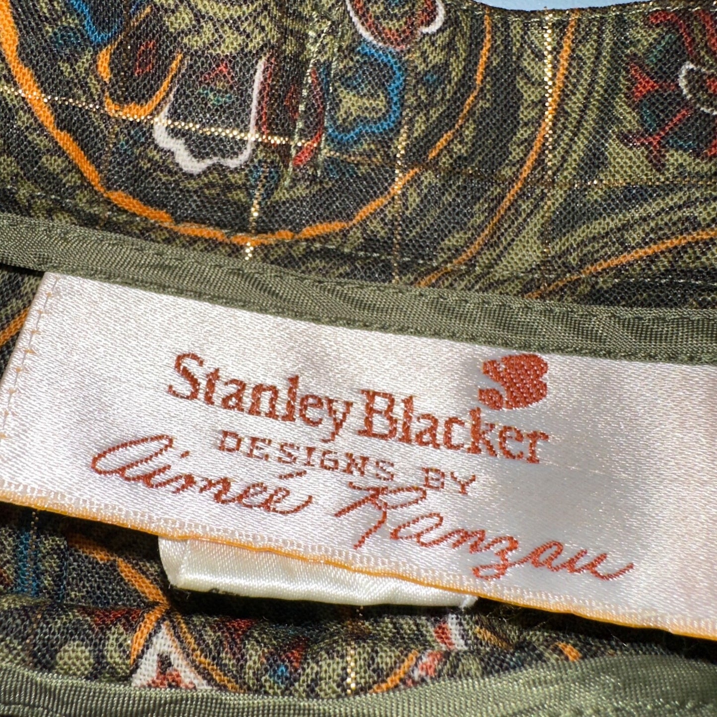 VTG Stanley Blacker Skirt 10 Plaid Wool Midi Light Academia Granny Classiccore