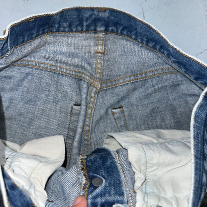 Levis 501 Vintage 80s Redline Selvedge USA XX Jeans Light Wash 32x36 Act 30x31