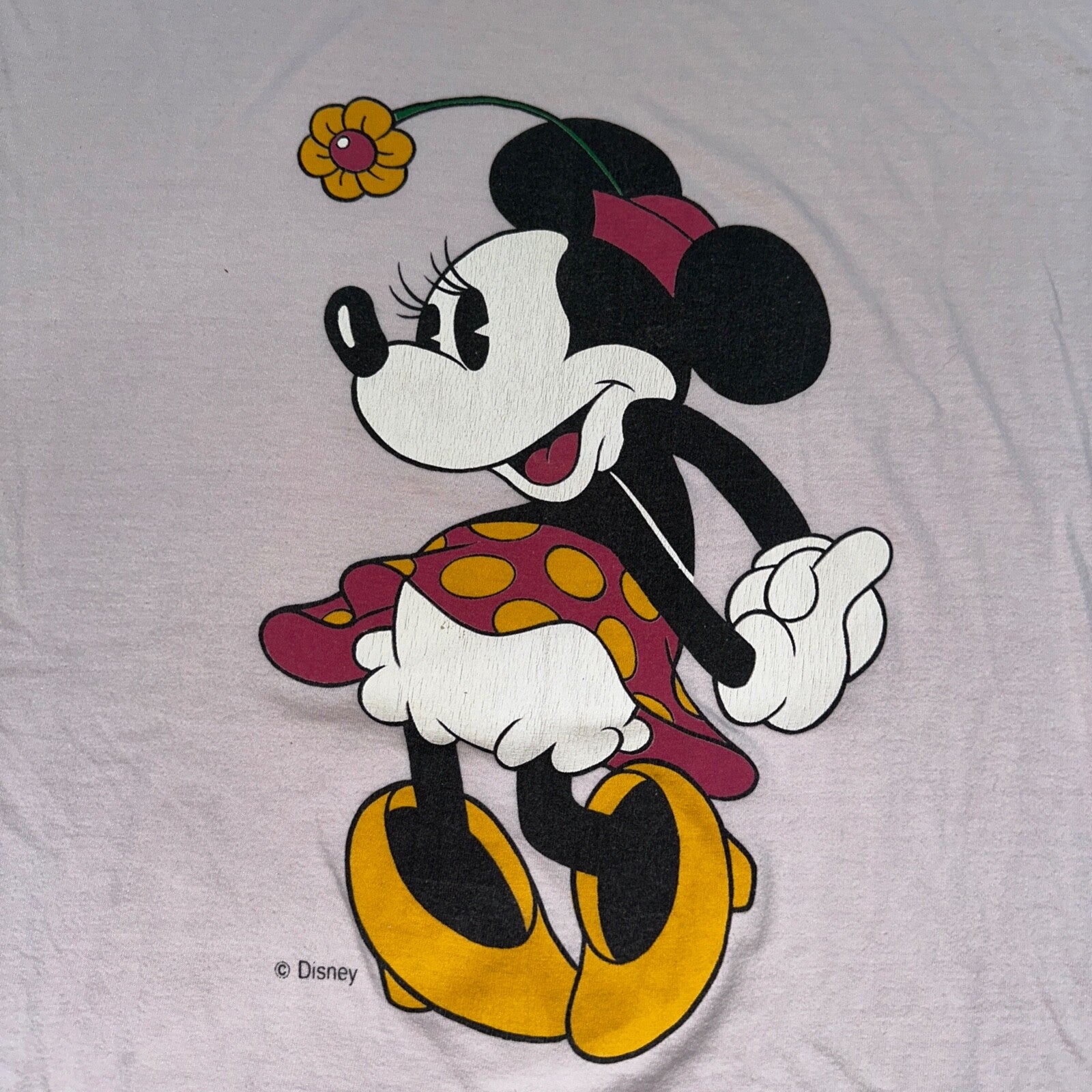 Minnie Mouse Huge Vintage T Shirt 4XL OSFA Pink Sleepwear Sleep Pajama