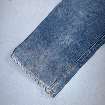 Levis 501 Vintage 80s Redline Selvedge USA XX Jeans Light Wash Act 28x30