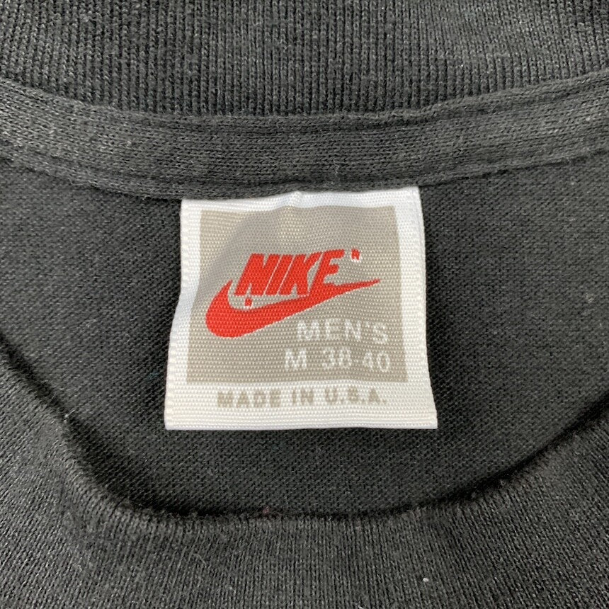 Vintage Nike Mens Medium T Shirt USA Graphic Running Marathon Oregon 80s Black