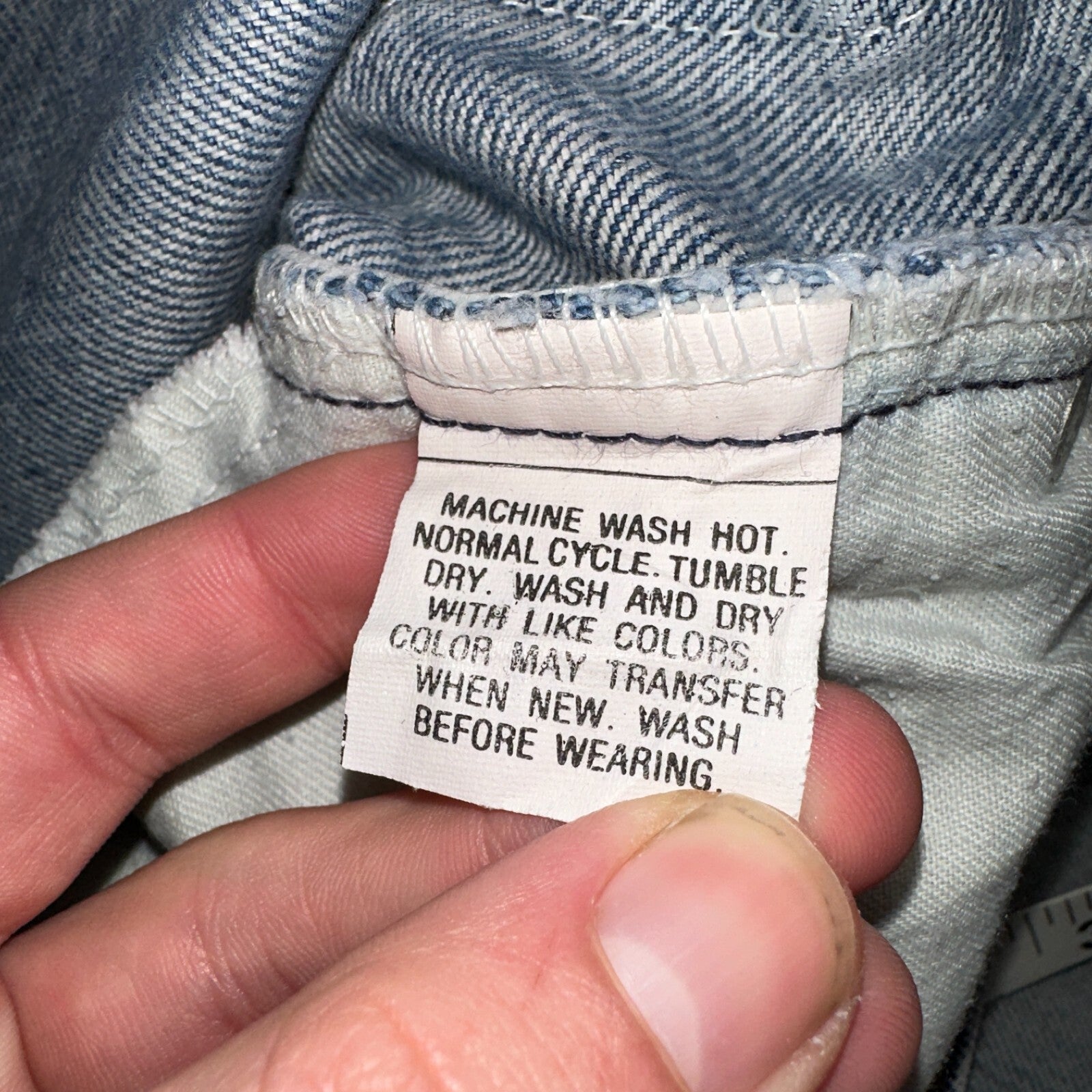 Levis 517 Vintage 80s USA Orange Tab Bootcut Flare Blue Worn Jeans Act 32x27