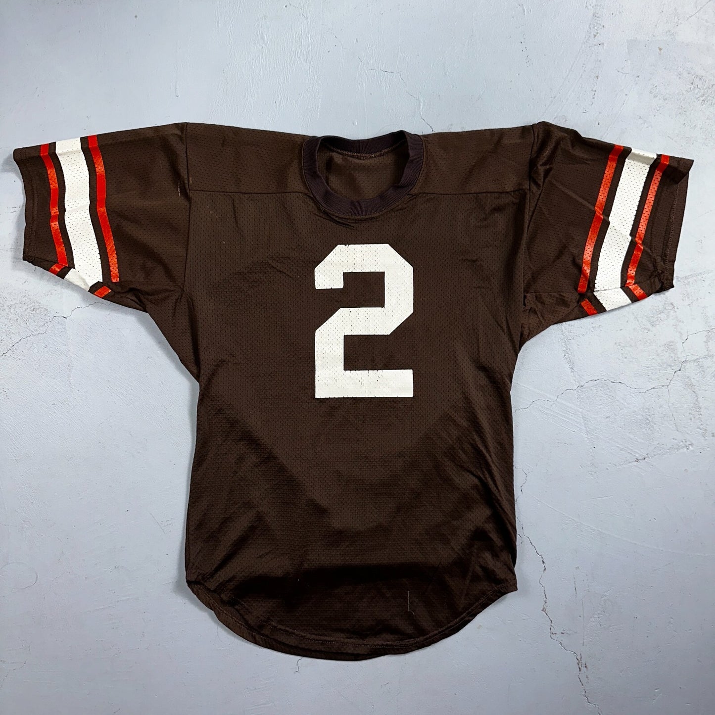 VTG NFL Cleveland Browns 1970s Starter Champion Jersey Football 2 #2 Orange
