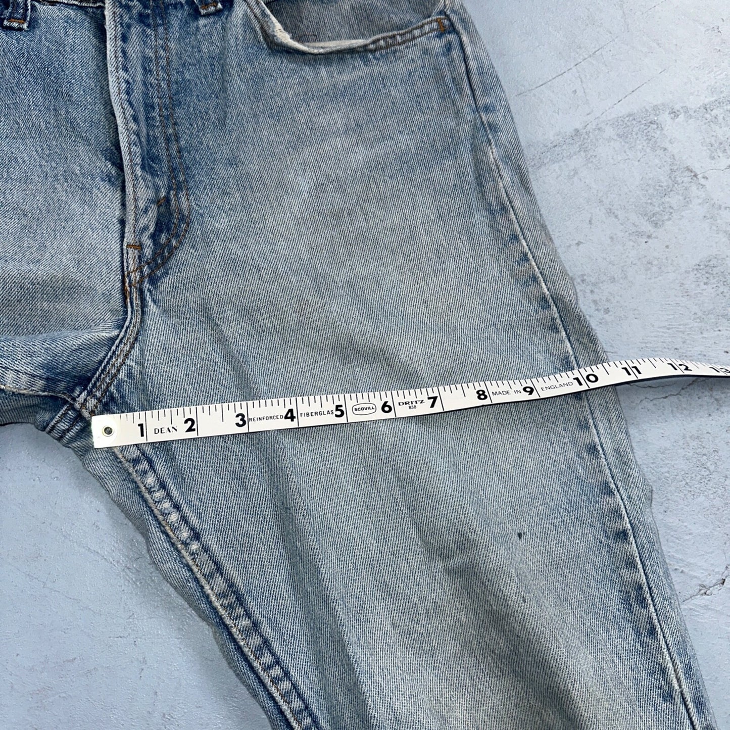 Levis 646 Vintage 70s USA Orange Tab Bootcut Flare Blue Bell Bottom Jeans 29x33