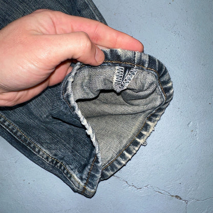 Levis 501 Vintage Y2K XX Straight Leg Jeans Blue Med Wash 34x34 Act 34x32