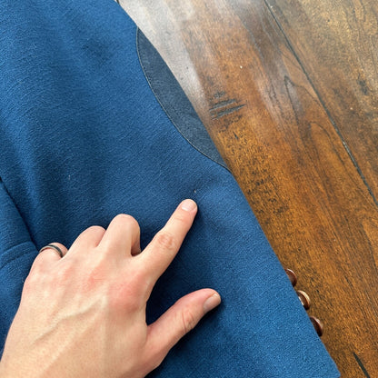 VTG Pendleton Jacket Blazer Men's 42 Blue 100% Pure Virgin Wool USA Western 70s