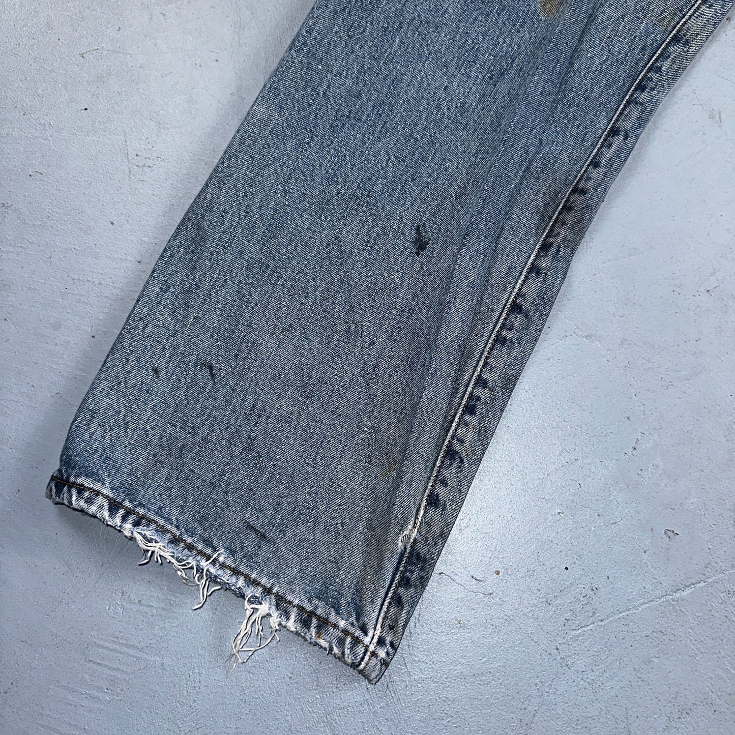 Levis 501 Vintage Y2K Mexico Straight Leg Jeans Blue Light Wash 40x30 Act 38x30