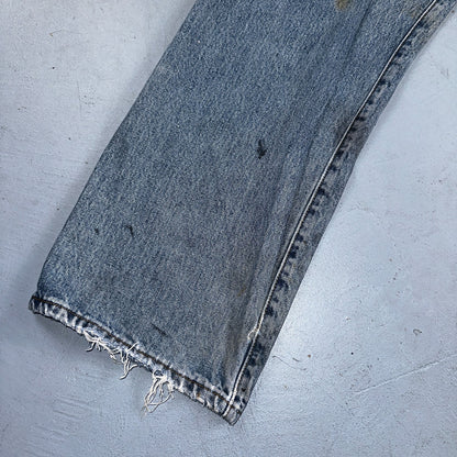 Levis 501 Vintage Y2K Mexico Straight Leg Jeans Blue Light Wash 40x30 Act 38x30