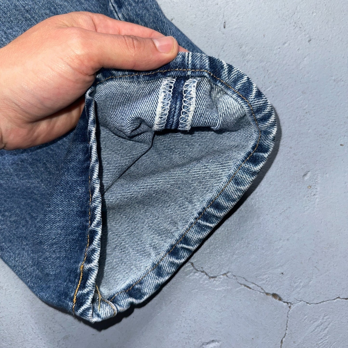 Levis 501 Vintage Y2K 90s XX Straight Leg Jeans Blue Med Wash 38x34 Act 37x33