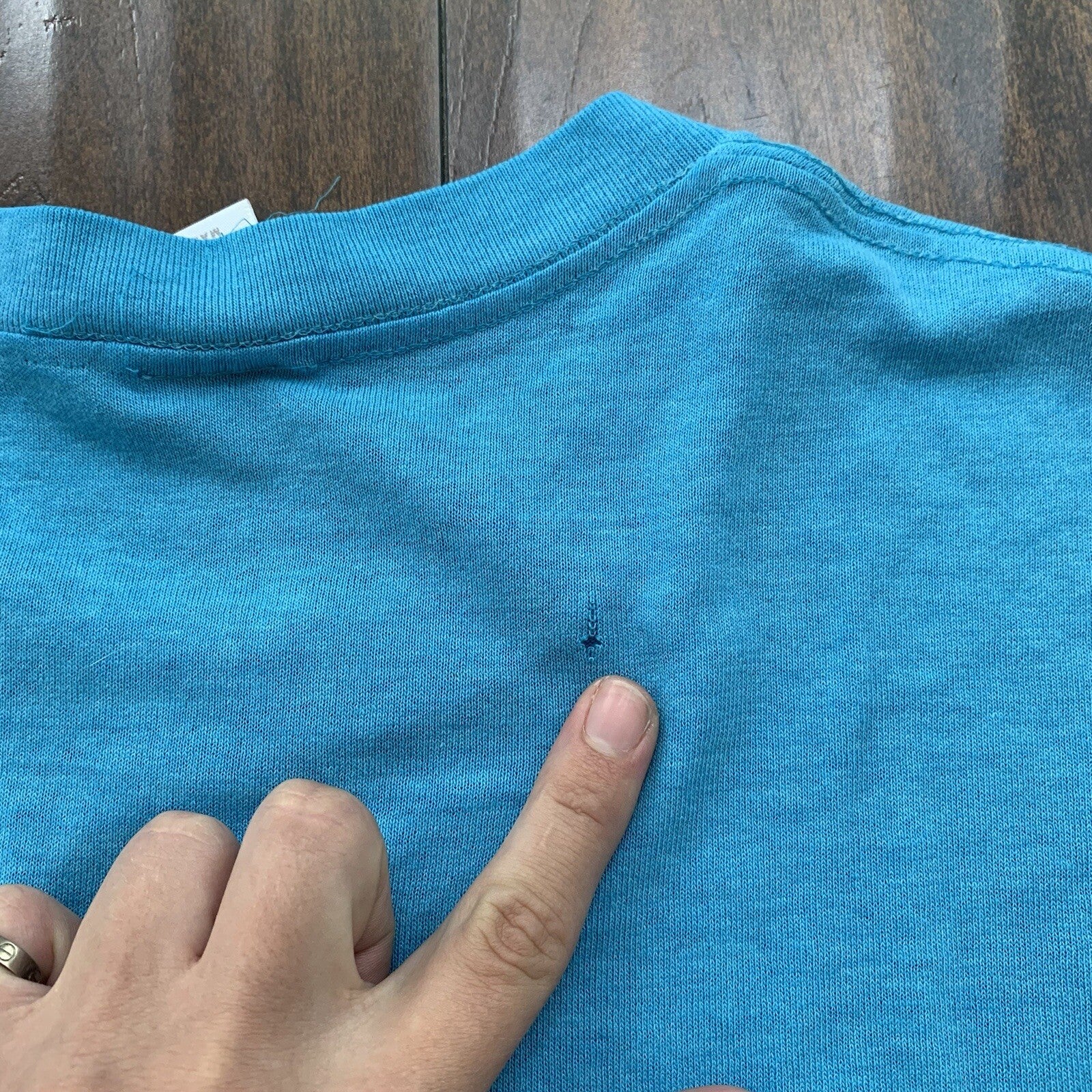 Nike Vintage T Shirt Mens M Palm Beach Waffle Sandals 80s Blue Tag Flordia Rap