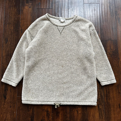 Jack Mulqueen Sweater Women’s Large Fuzzy Cozy Warm Sherpa Jacket VTG 90s USA