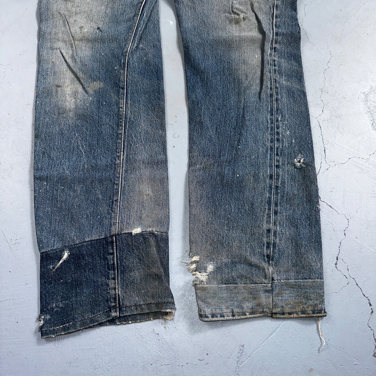 Levis 501 Vintage 80s Redline Selvedge USA XX Jeans Light Wash 34x36 Act 31x33