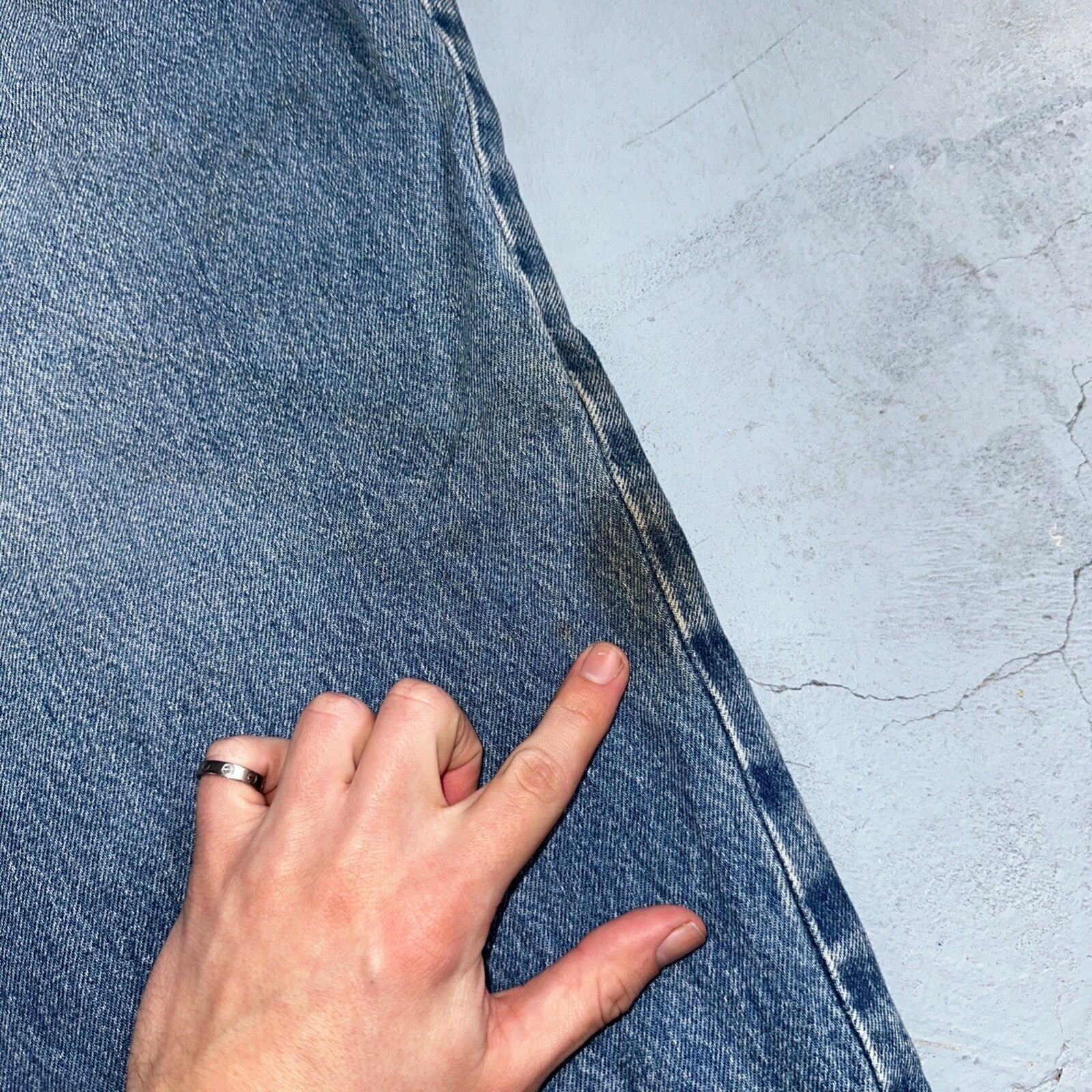 Vintage Womens Levis 29501 0115 Med Wash High Rise 501 Mom Jeans USA 38x28