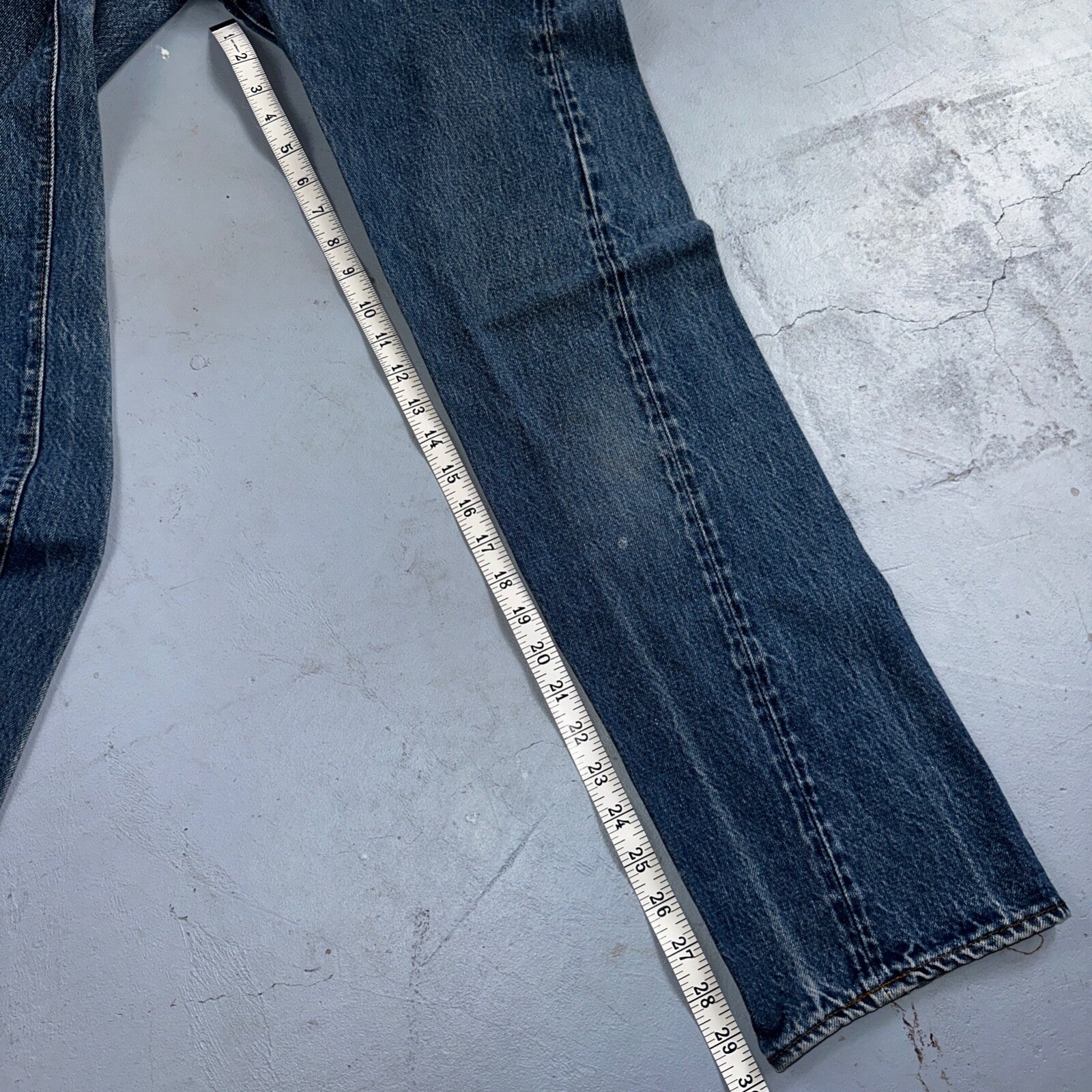 Levis 501 Vintage 80s Redline Selvedge USA XX Jeans Med Wash 27x34 Act 24x30