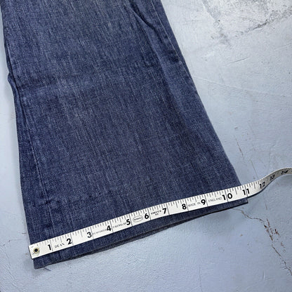 Vintage 1940s 50s WWII Korean US Navy Denim Dungarees Jeans Work Pants Trousers