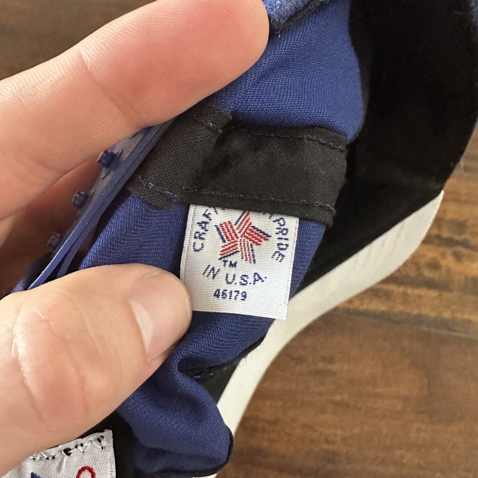 Vintage Wheel of Fortune blue adjustable game show hat cap snapback USA 90s Y2K