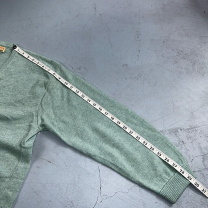 Lord Jeff Hampshire VTG 50s Knit XL Teal Green 1950s 60s Rockabilly Wool