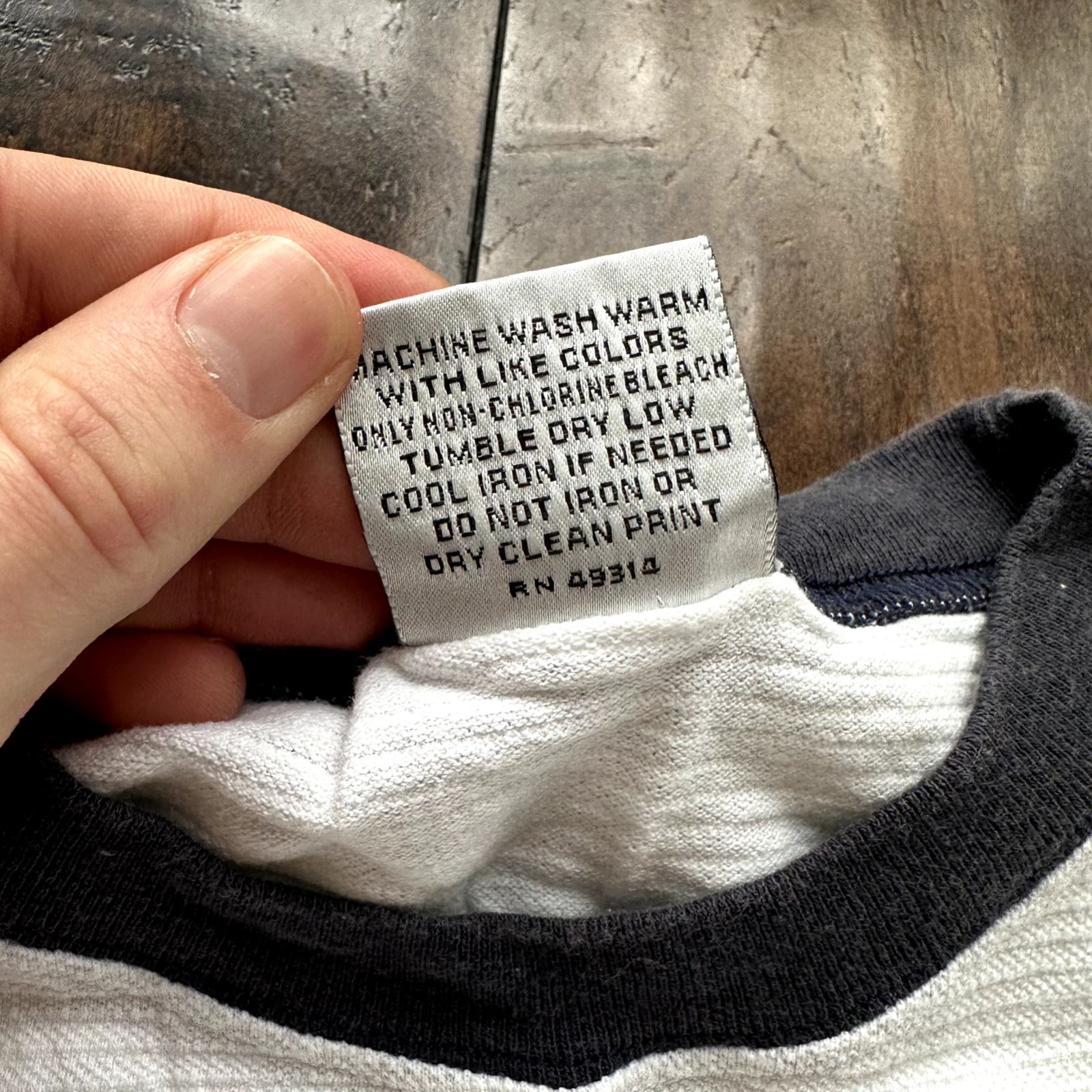 USA Air Force Vintage T Shirt 50th Anniversary Army Basic 90s Gray Striped