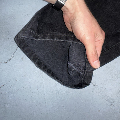 Levis 501 Vintage 90s Y2K XX Straight Leg Jeans Black Dark Wash 34x30 Act 32x25