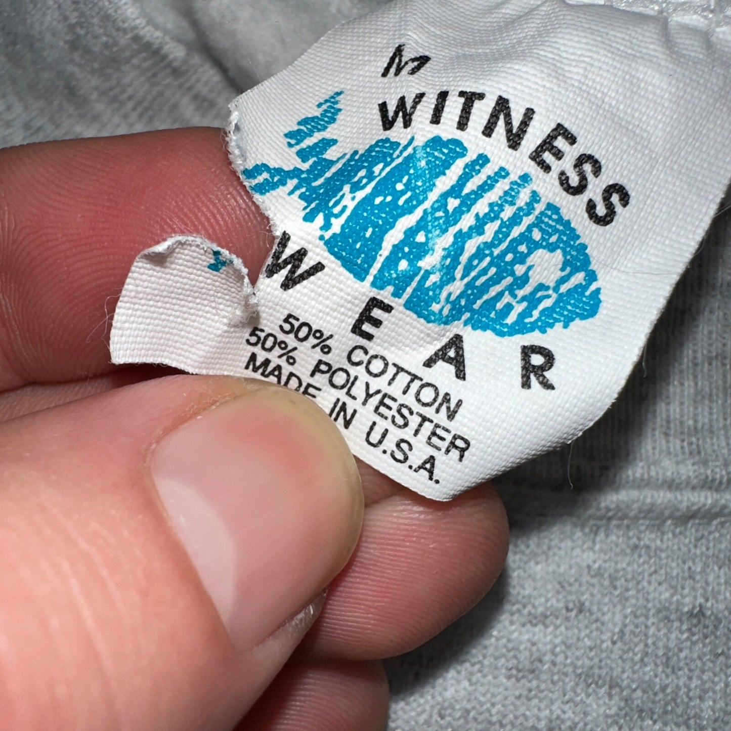 Do It Gods Way Sweatshirt 90s VTG Crewneck Gray Jesus 1992 Rare Love Pray