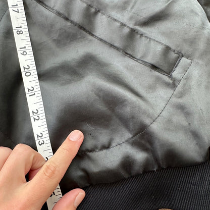 Vintage Pla-Jac By Dunbrooke Jacket 2XL Made in USA Black Snap HiTech