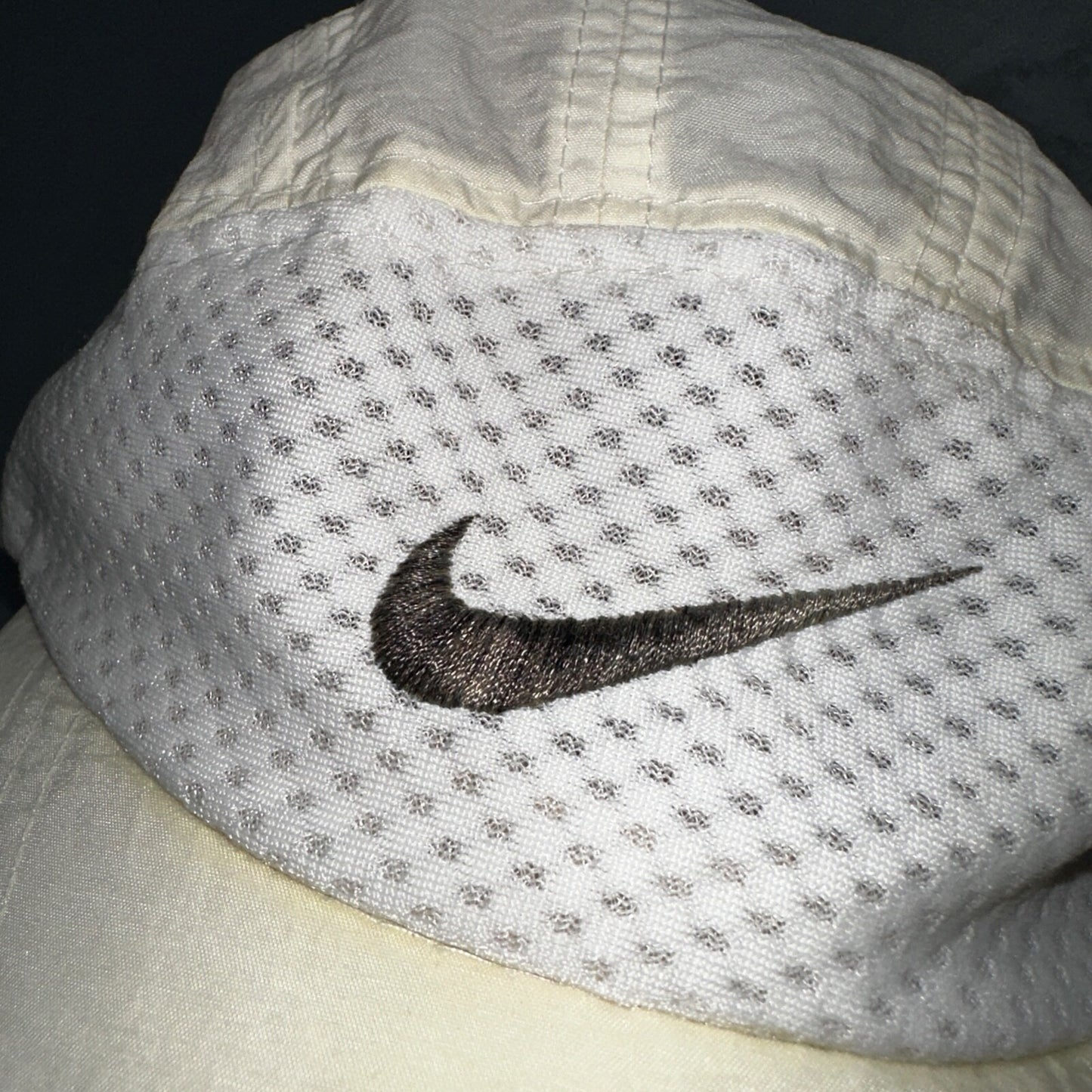 Nike Vintage Hat Cap Strap Back Swoosh Mesh Panel Tailwind Mens 90s Air Max