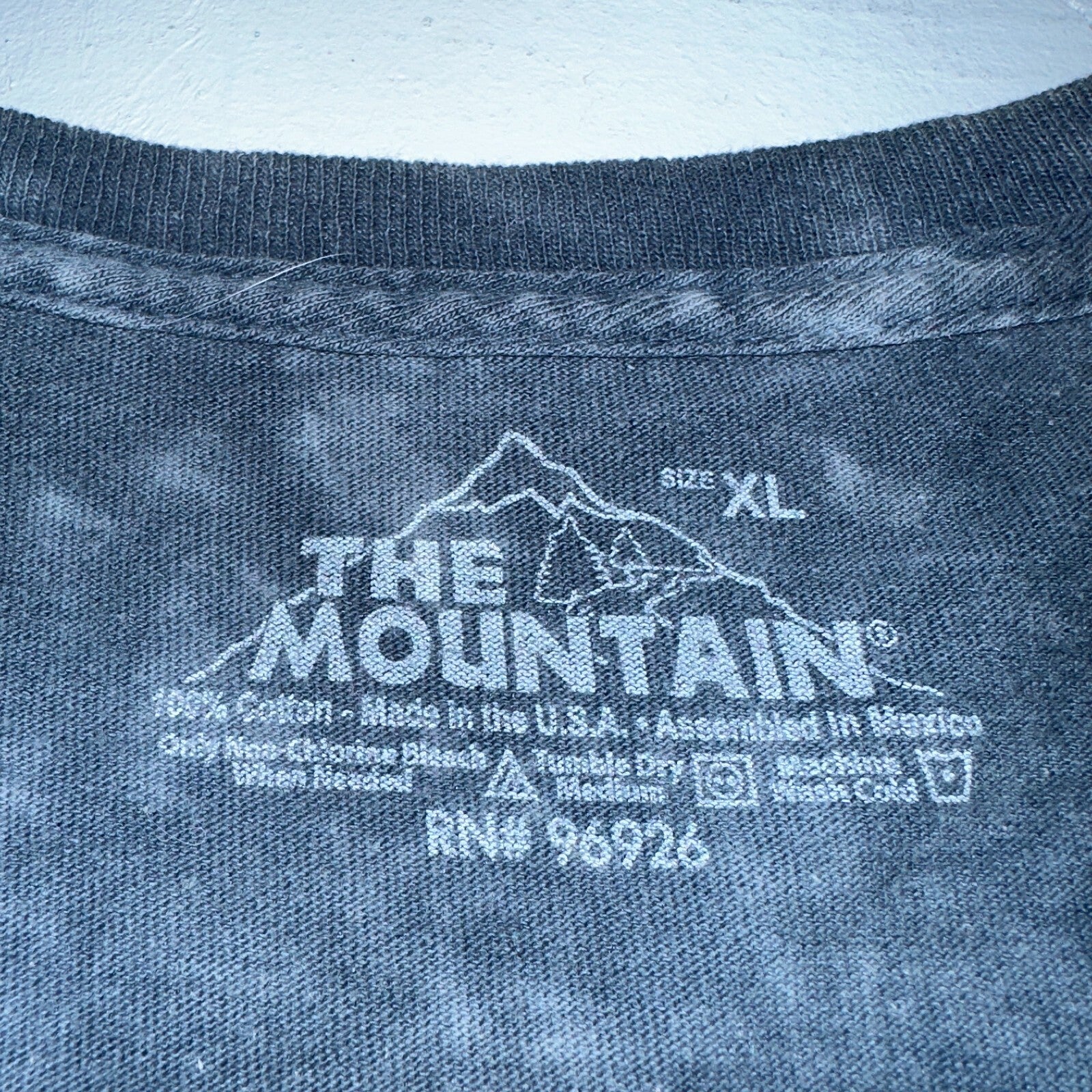 The Mountain Spirit of The Hawk Cathering Tribe Tie Dye VTG T Shirt XL Bird