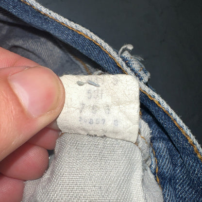Levis 501 Vintage 70s SS Redline Selvedge USA XX Jeans Med Wash 48x30 Act 44x26