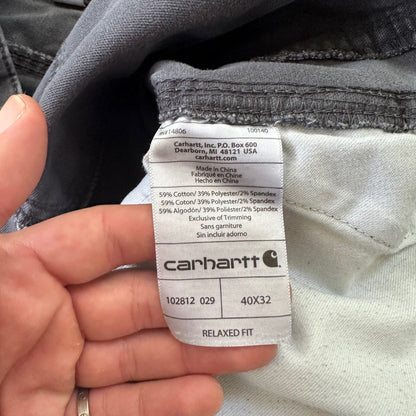 Carhartt Full Swing Cryder Dungaree 2.0 Pants Men's 40x32 Shadow 102812 029