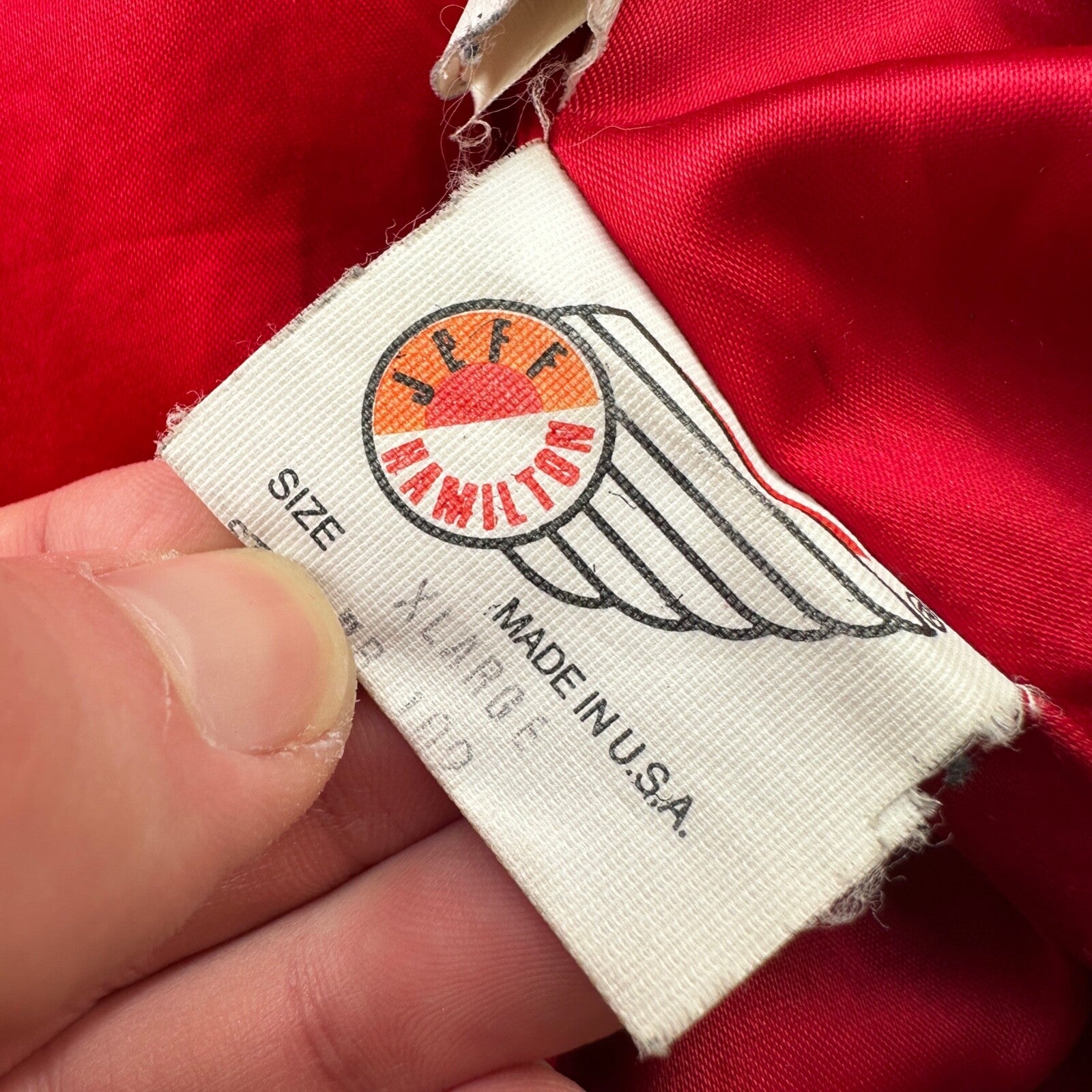 VTG 1992 Jeff Hamilton Looney Tunes Leather Canvas Jacket XL 90s Rap Cartoon Art