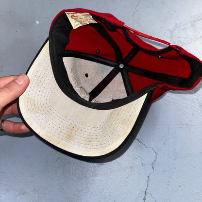 Santa Clara Red SCU VTG Hat Cap Snapback San Francisco Wool 90s Cool Basic