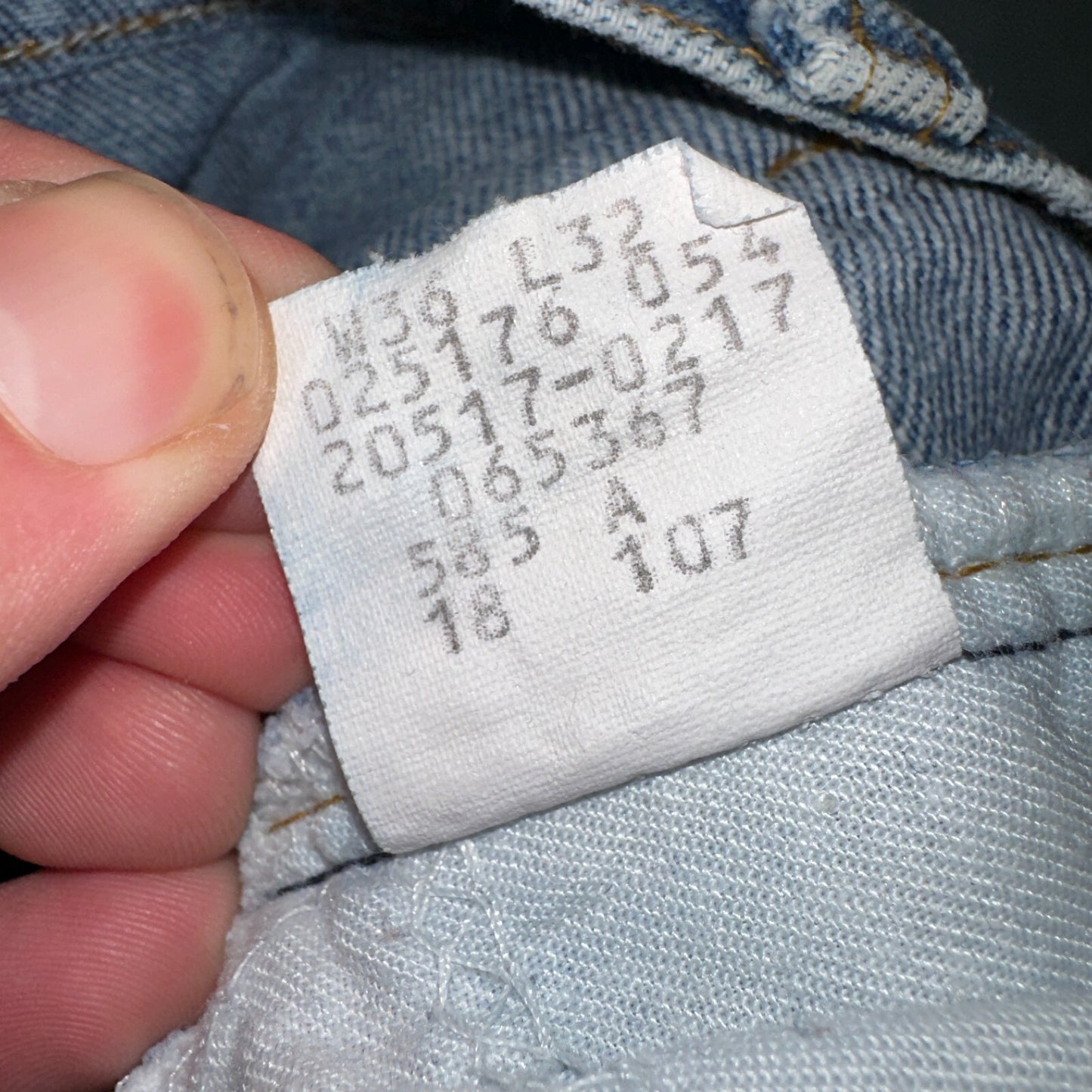 Levis 517 Vintage 80s USA Orange Tab Bootcut Flare Blue Worn Jeans Act 34x30