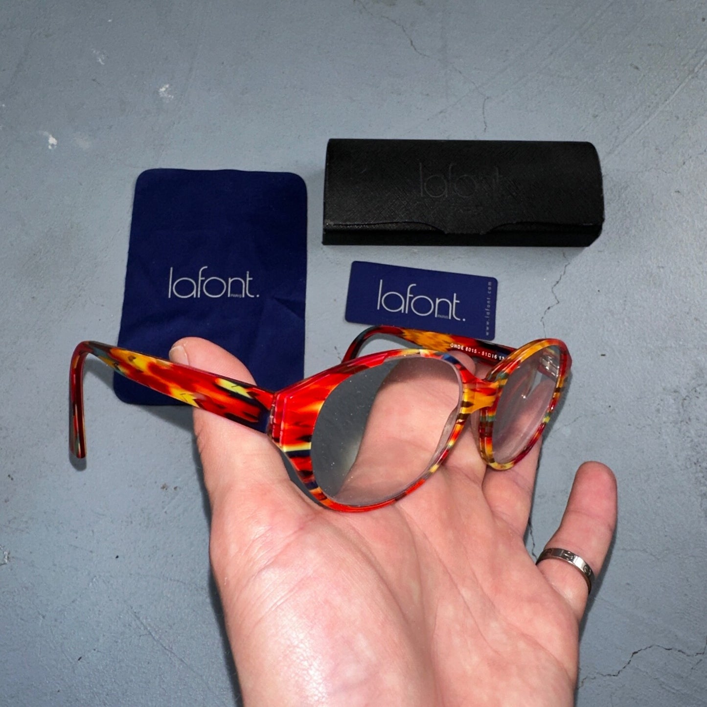 Jean Lafont Women's Eyeglasses Onde 6015 Autumn Eye Frame France 51[]16 138