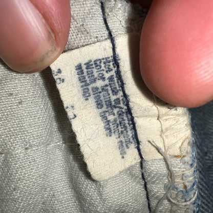 Levis 517 Vintage 80s USA Orange Tab Bootcut Flare Blue Jeans Talon Act 34x29