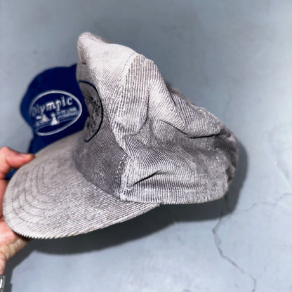 Olympic Pipeline Company VTG Hat Cap Snapback Oregon Corduroy RAM USA Lot 2