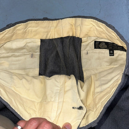 VTG Mens 2 PC Suit 41 Jacket Coat Pants Gray Rockabilly 80s Egon Von Furstenberg