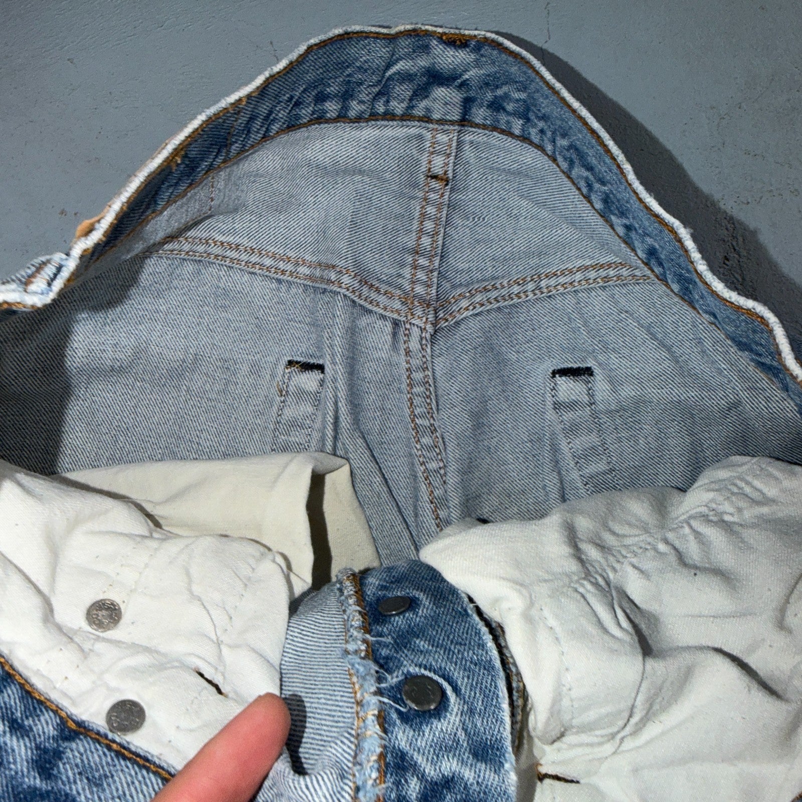 Levis 501 Vintage 80s Redline Selvedge USA XX Jeans Light Wash 34x38 Act 31x34