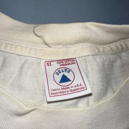 Wolf Howling Rare 90s VTG T Shirt Single Stitch Earth Animals Grunge Art Photo