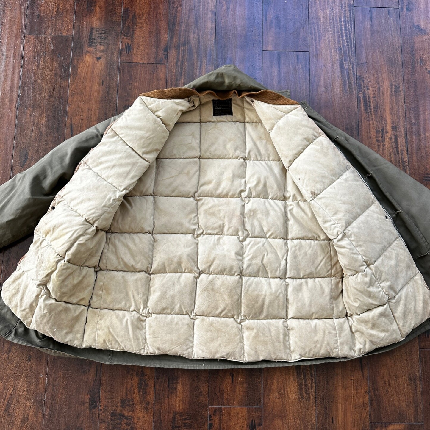 VTG 70's Pioneer Sportswear Men's Med Down Insulated Puffer Coat Jacket Shell