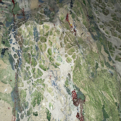 VTG Washington Dee Cee Thrashed Overalls Carpenter Bibs Workwear Painter Paint