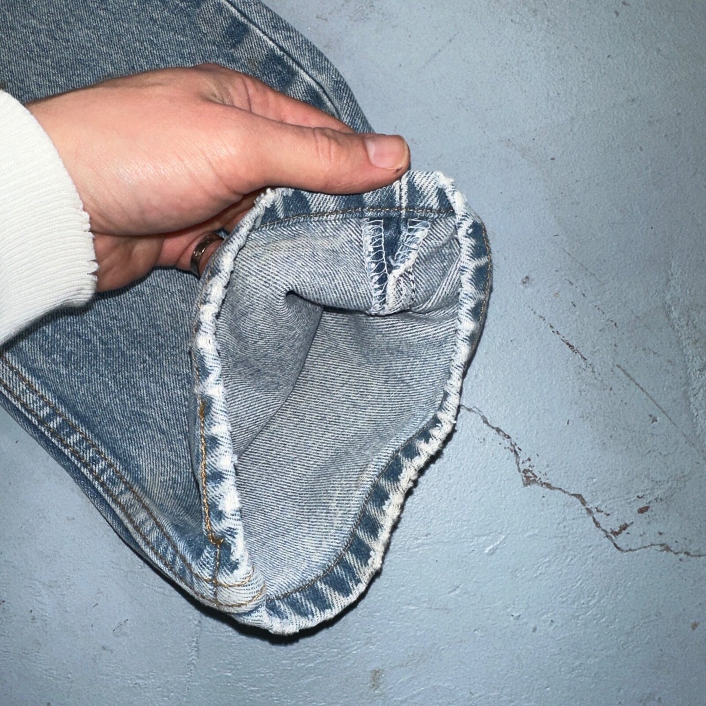 Levis 501 Vintage Y2K XX Straight Leg Jeans 33x36 Light Wash 2000s Act 31x31