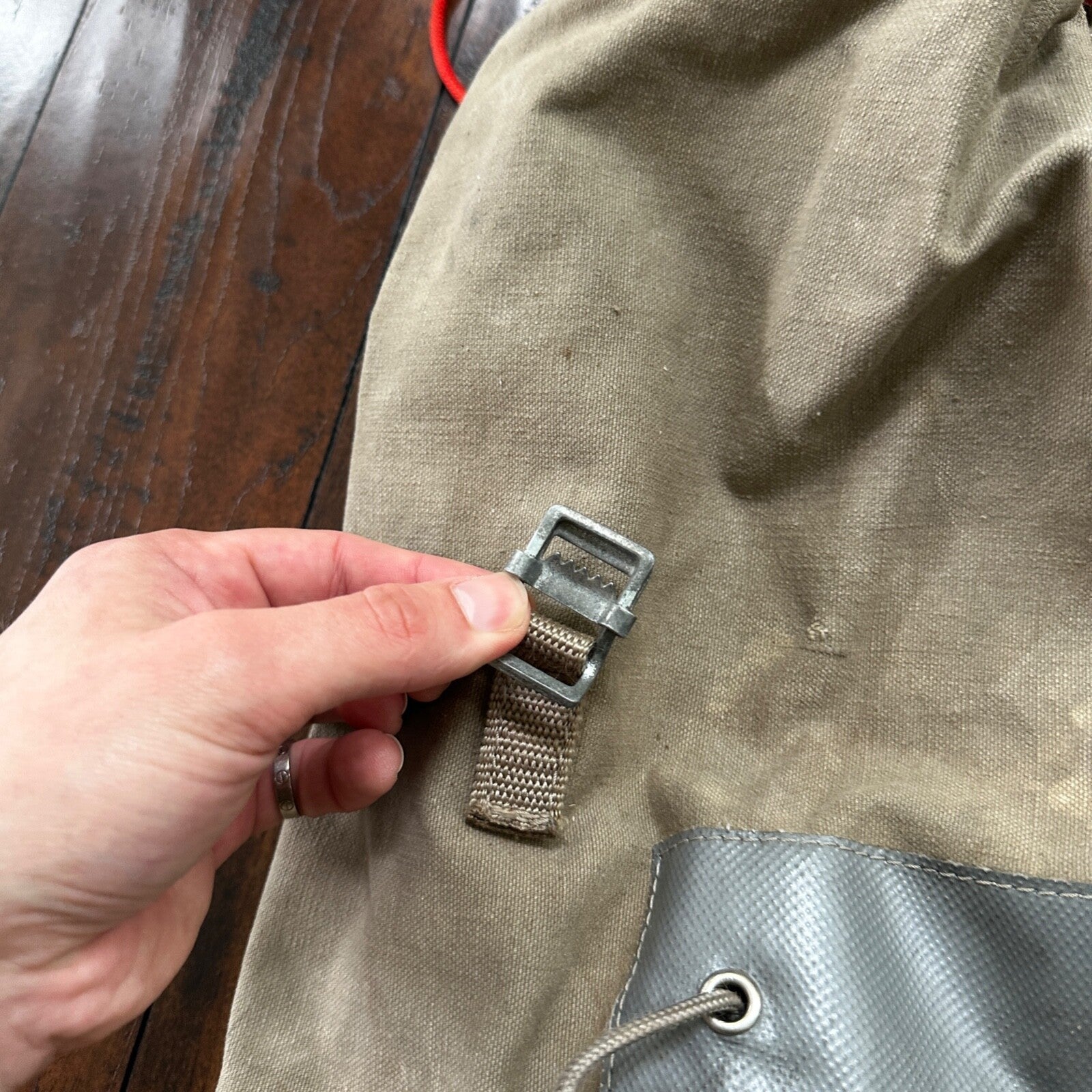 Millet Le Sherpa Mountain Hiking Rucksack Walter Bonatti 1950's Canvas Bag 50s