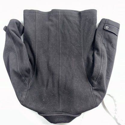 LL Bean Blue 100% Wool Pea Coat 3M Thinsulate Double Breasted Women’s Sz 10 VTG