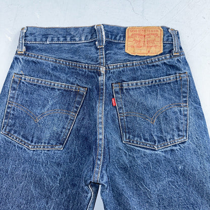 Levis 501 Vintage 80s Redline Selvedge USA XX Jeans Med Wash 29x29 Act 26x25